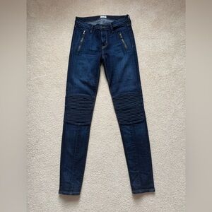 Hudson Jeans Women's Skinny Biker-Style Dark Blue Jeans